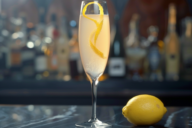 French 76 Cocktail (French 75 with Vodka)