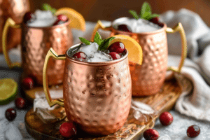 Cranberry Mule Mocktail Recipe