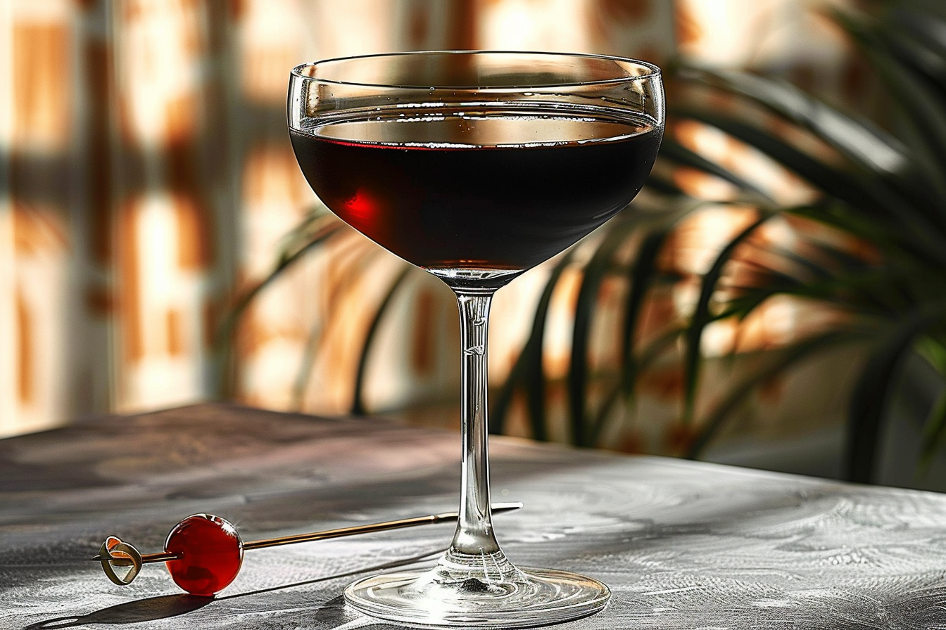 Black Manhattan Cocktail Recipe