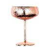 Stainless steel pink coupe glass​