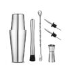 Stainless Steel Boston Cocktail Shaker Mixer Set