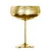 Stainless steel gold coupe glass​
