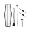 Stainless Steel Boston Cocktail Shaker Mixer Set