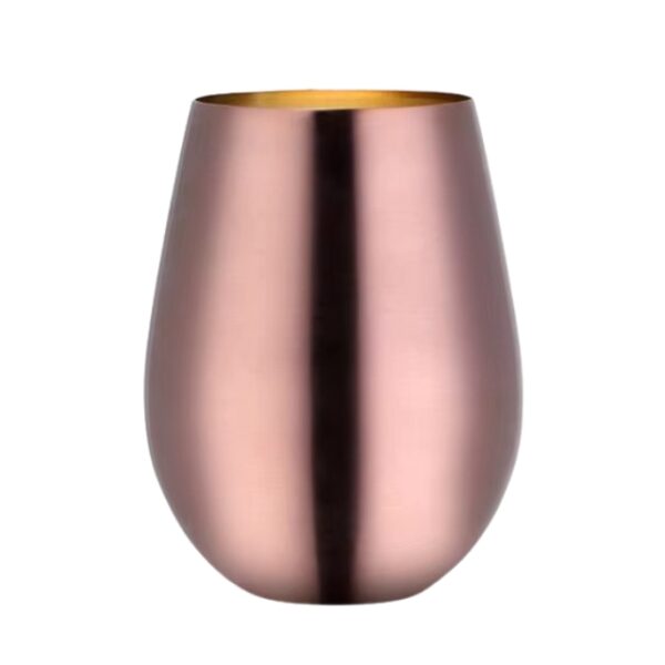 Stainless steel pink wine tumbler glasses