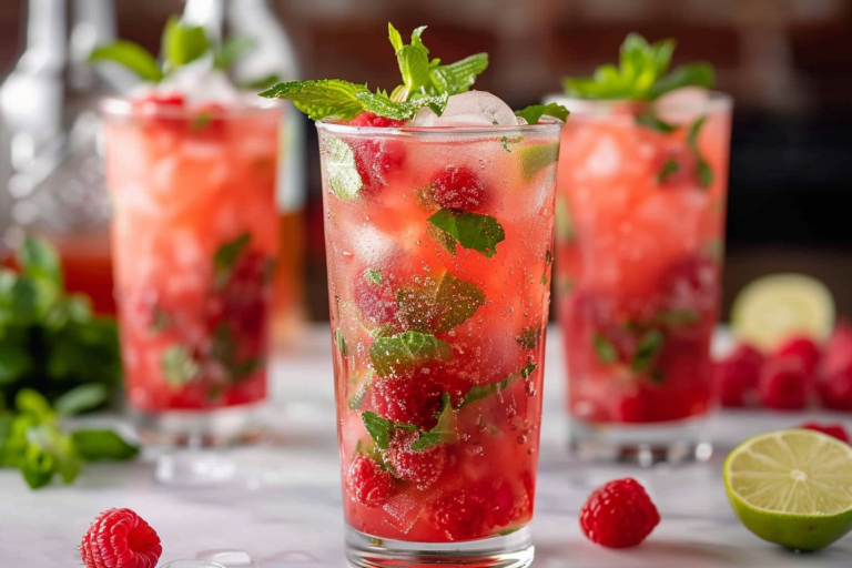 Raspberry Mojito Cocktail Recipe