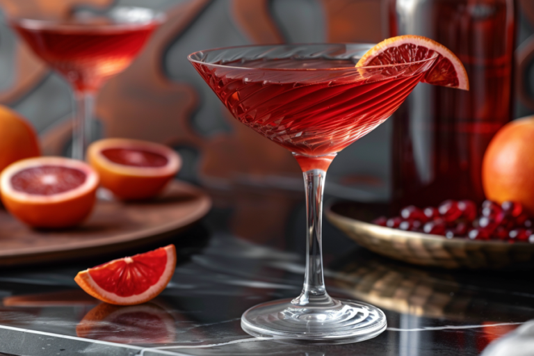 Blood Orange Cosmo Cocktail Recipe