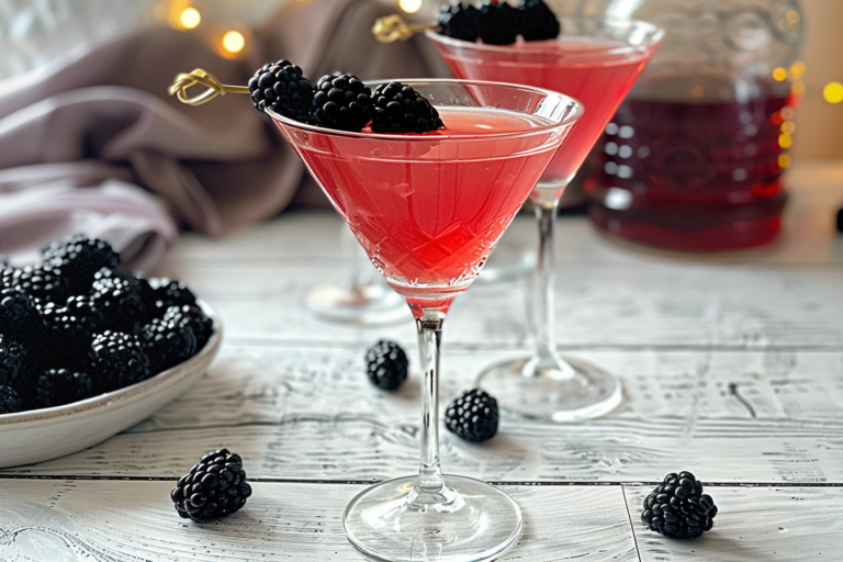 Blackberry Martini Cocktail Recipe