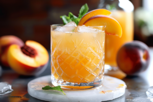 Peach Shrub Cocktail Recipe