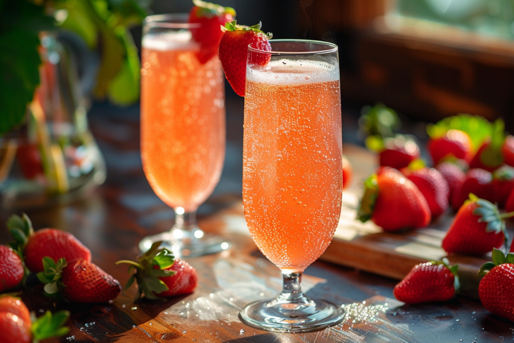 Strawberry Bellini Cocktail Recipe