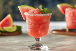 Frozen Watermelon Daiquiri Cocktail Recipe