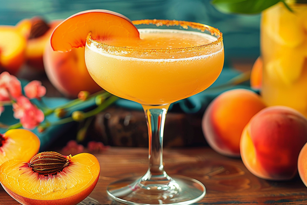 Peach Daiquiri Cocktail Recipe