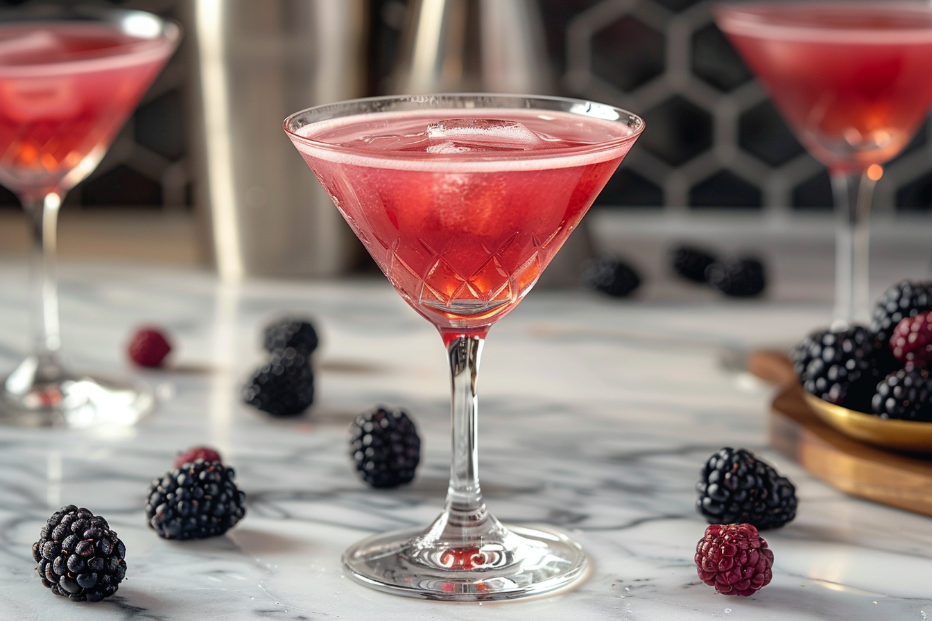 Outback Blackberry Martini Cockail Recipe