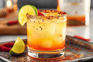 Hot Honey Margarita Cocktail Recipe