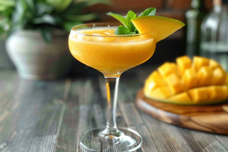 Frozen Mango Daiquiri Cocktail Recipe