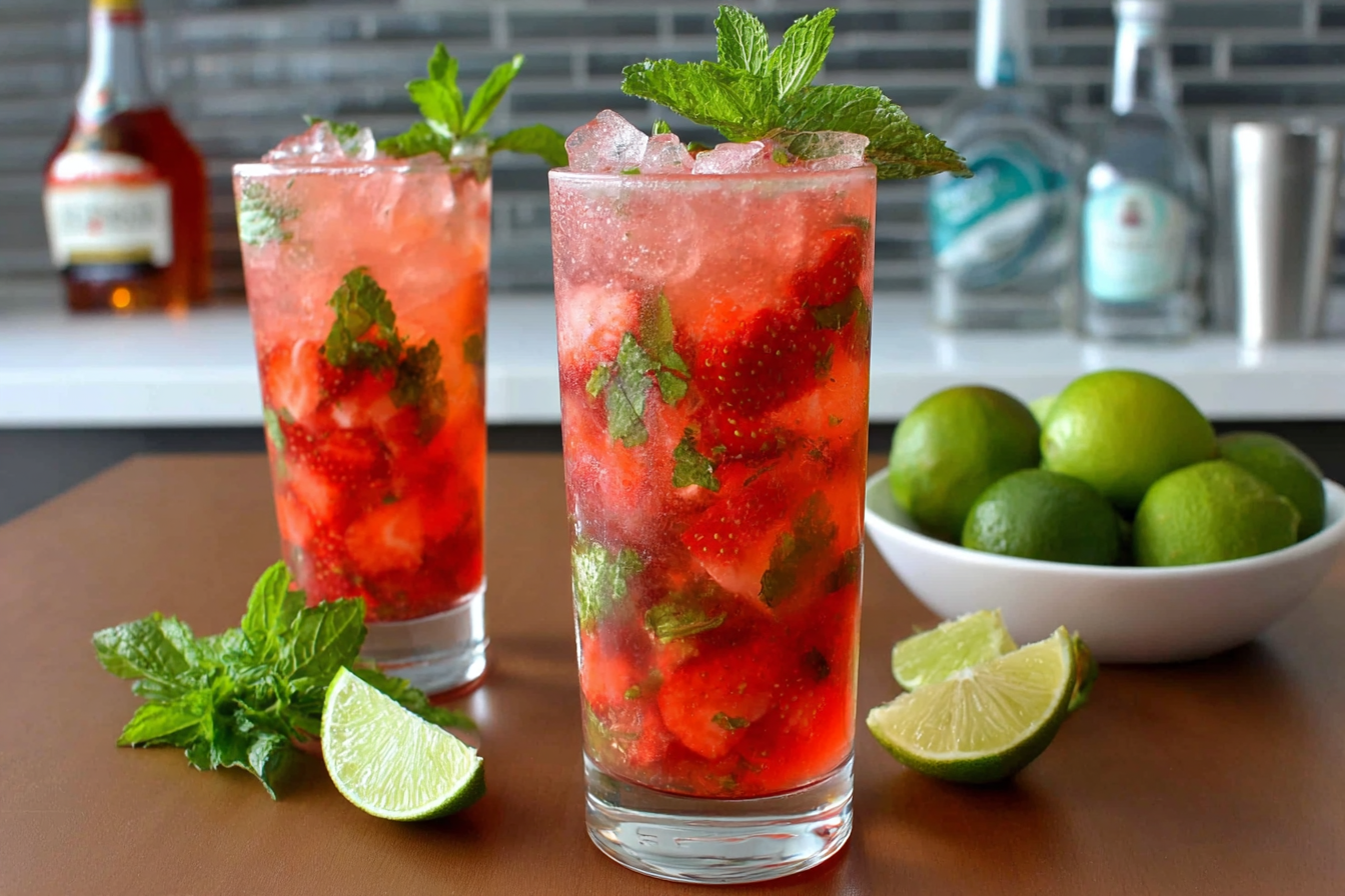 Strawberry Mojito Cocktail Recipe