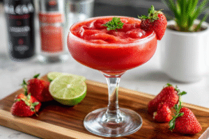 Frozen Strawberry Daiquiri Cocktail Recipe