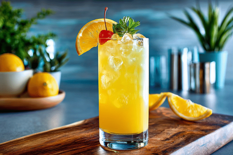 Harvey Wall Banger Cocktail Recipe
