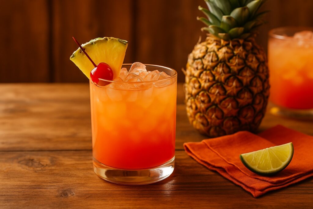 Pineapple Upside Down Cake Cocktail Recipe