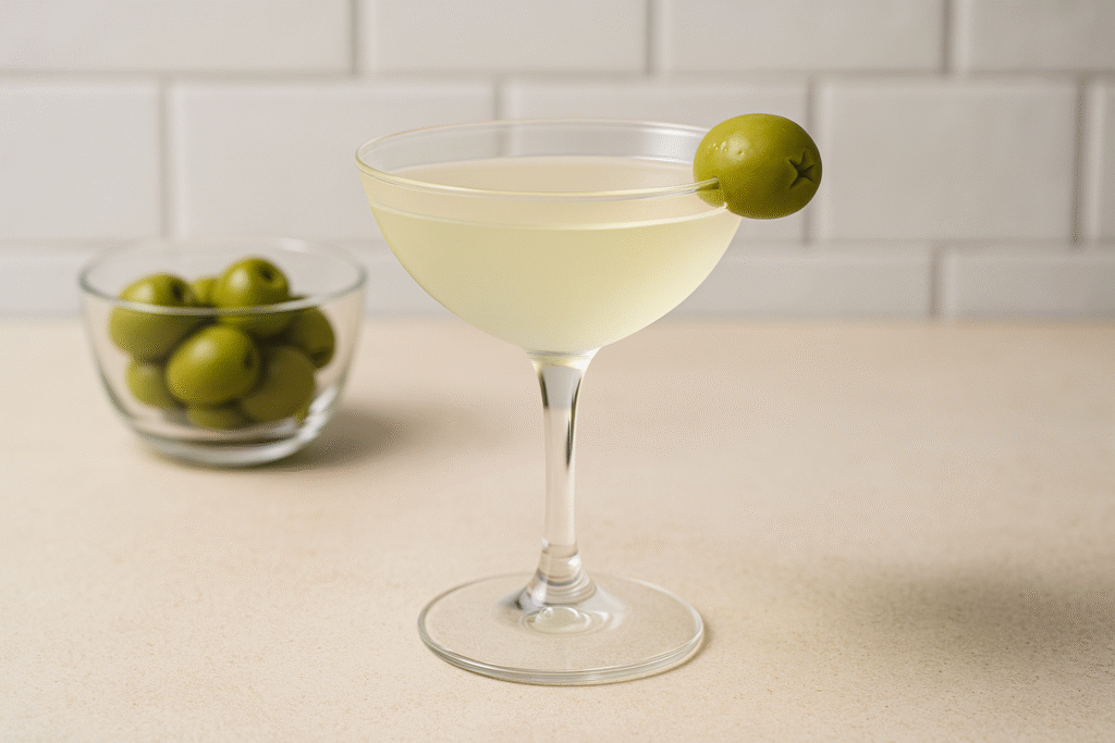 Vodka Dirty Martini Cocktail Recipe