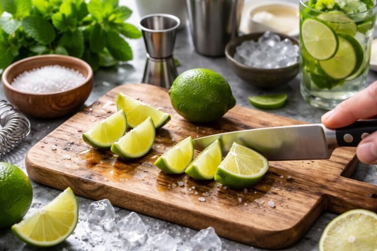 How to Cut a Lime for Cocktails