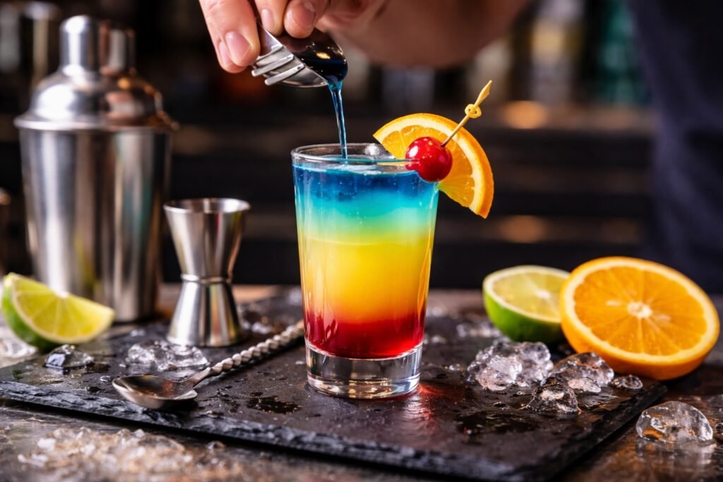 How to Make a Layered Cocktail