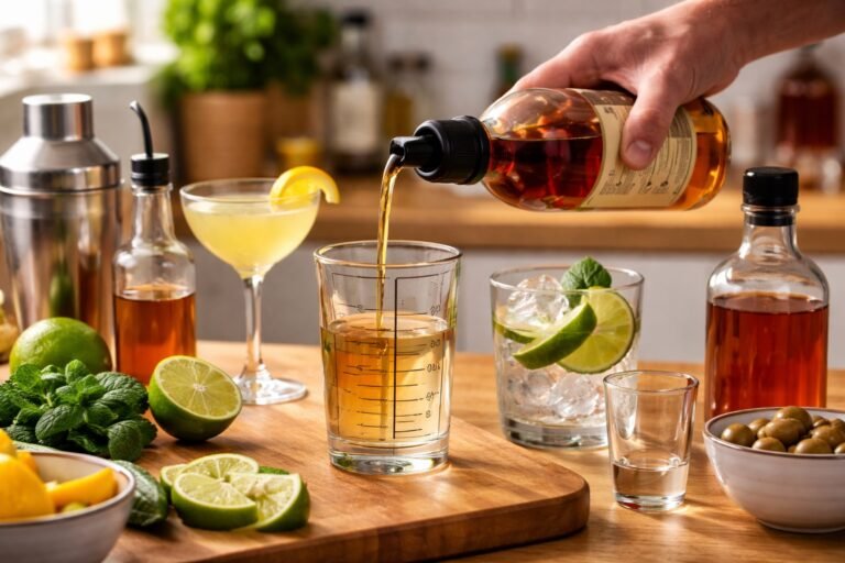 How to Measure Ounces for Cocktails Without a Jigger