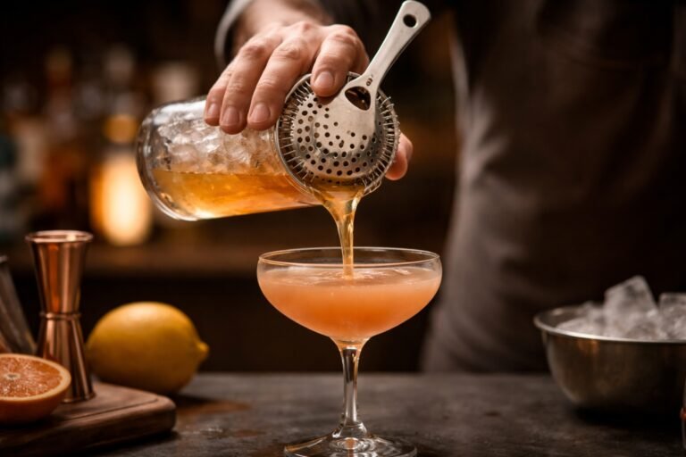 How to Use a Cocktail Strainer